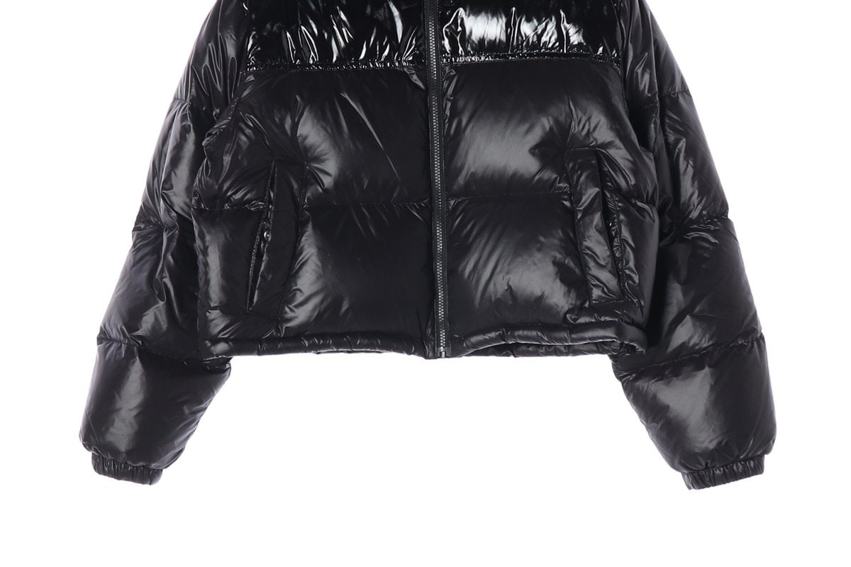 마르디메크르디 24FW 하이넥 구스다운 숏 패딩 블랙 이미지 5