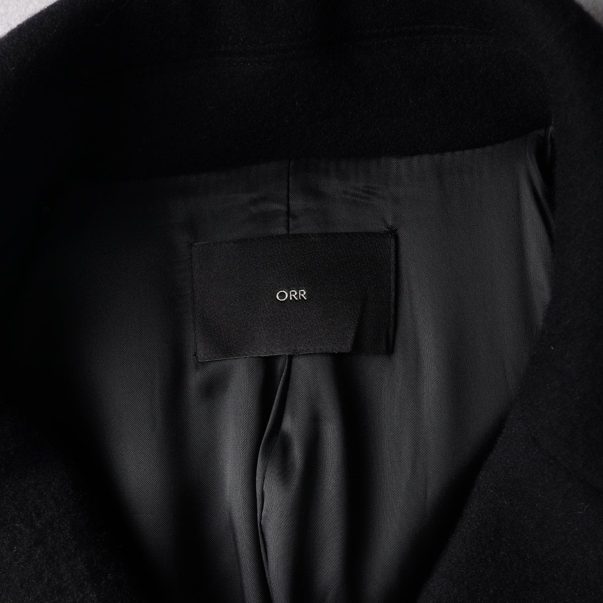 ORR 오르 캐시미어 라인 더블 버튼 롱 울 코트 블랙 S 상세 이미지 7
