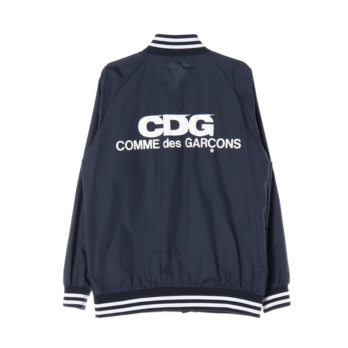 꼼데가르송 CDG  로고 백프린팅 블루종 코치 자켓 점퍼 네이비 L 이미지 3