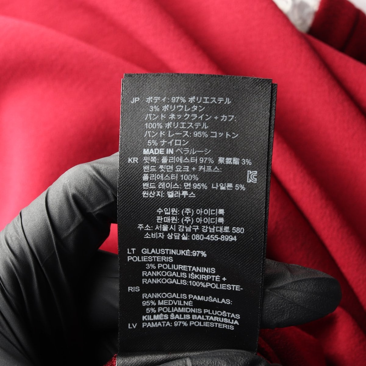 (새상품)산드로 나탈리아 러플 트림 드레스 원피스 버건디 상세 이미지 7