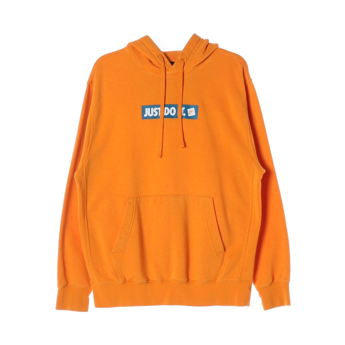 나이키 JUST DO IT 기모 후디 후드티 오렌지 L 상세 이미지 1