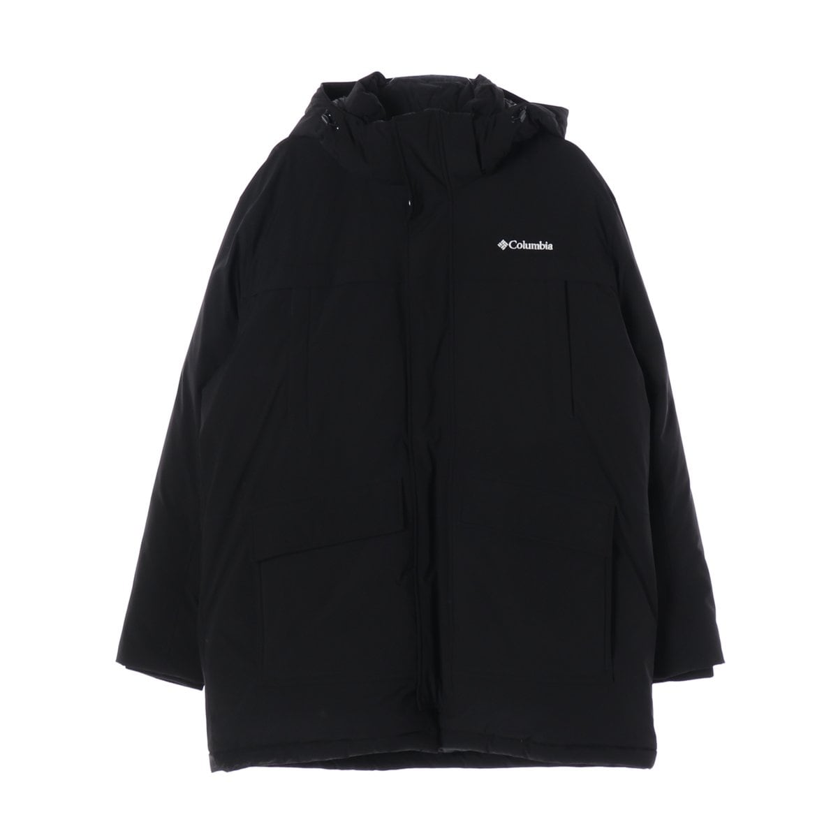 컬럼비아 24FW  후드 하프 패딩 다운 재킷 파카 블랙 XXL 상세 이미지 1