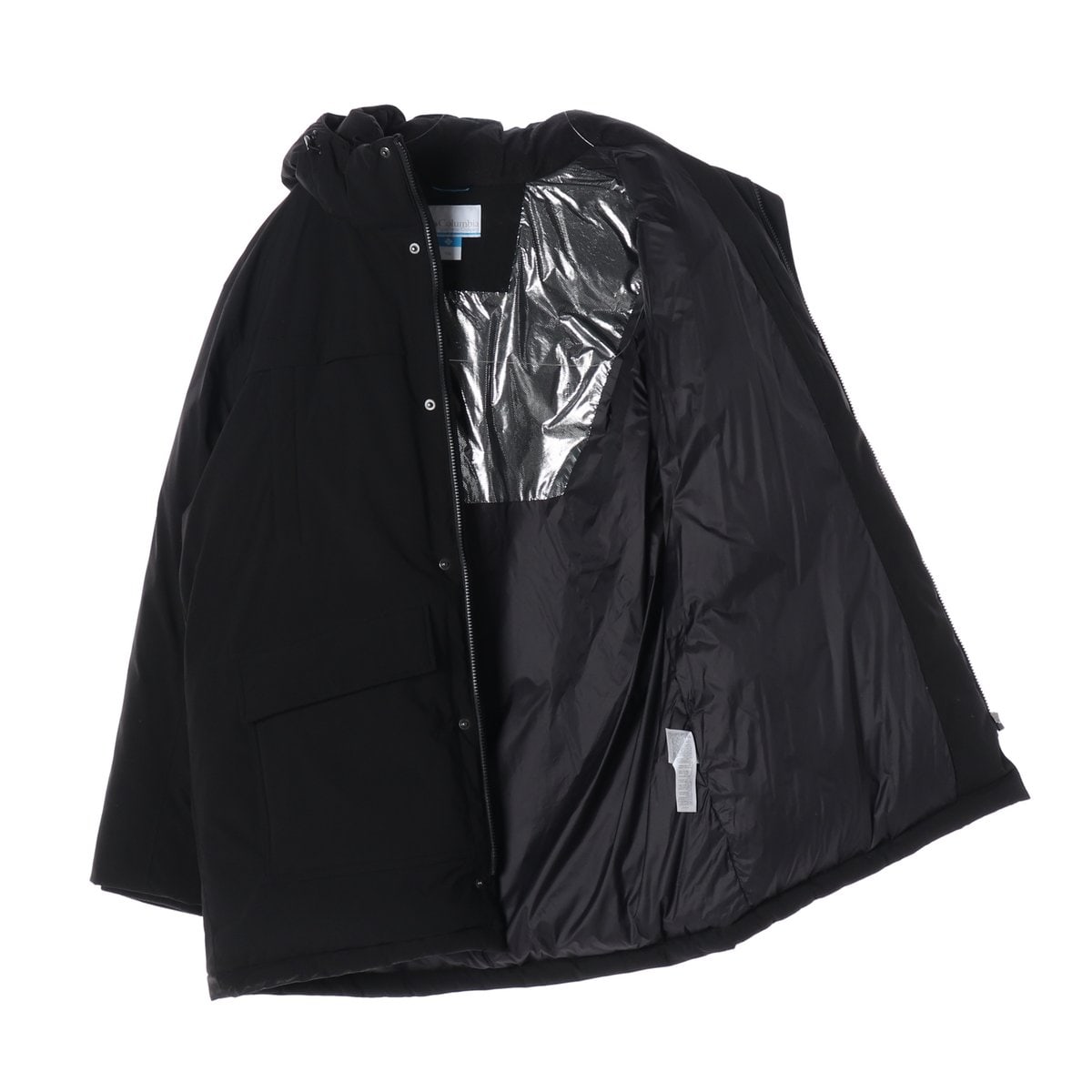 컬럼비아 24FW  후드 하프 패딩 다운 재킷 파카 블랙 XXL 이미지 2