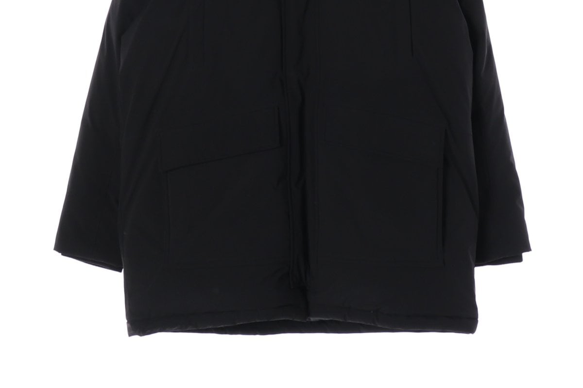 컬럼비아 24FW  후드 하프 패딩 다운 재킷 파카 블랙 XXL 상세 이미지 5