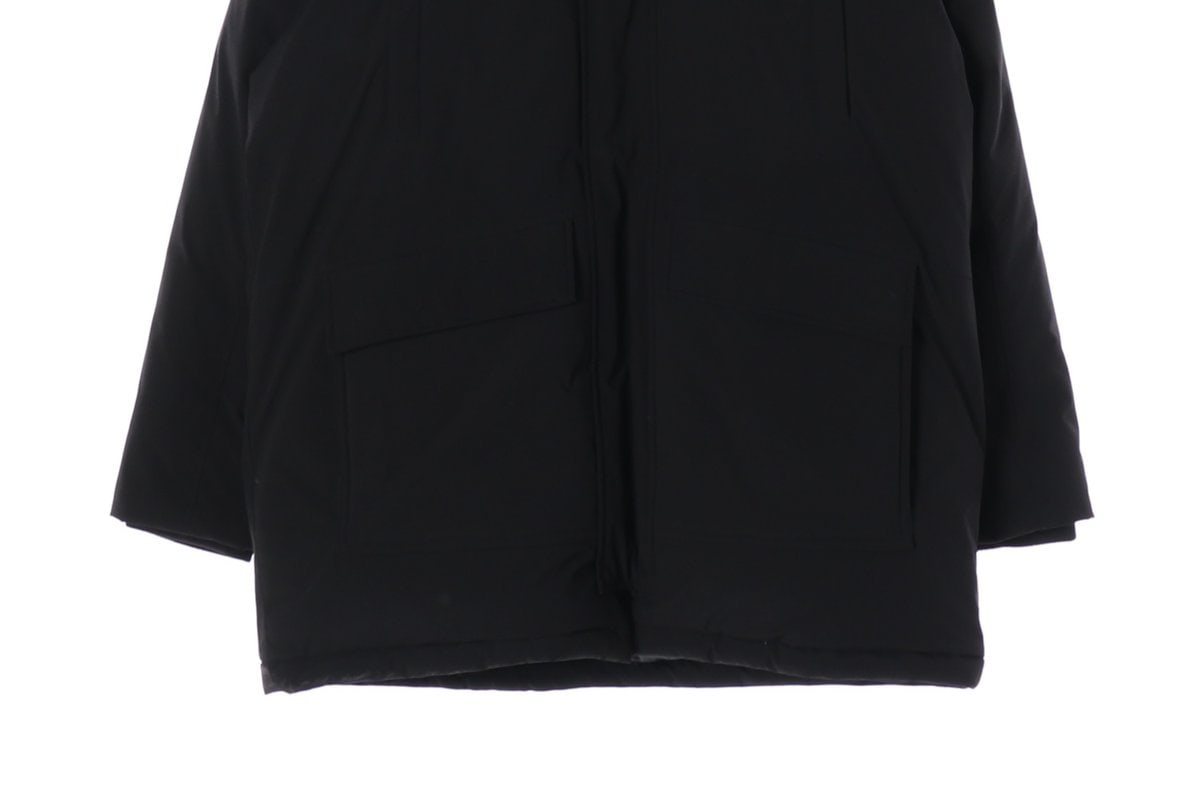 컬럼비아 24FW  후드 하프 패딩 다운 재킷 파카 블랙 XXL 이미지 5
