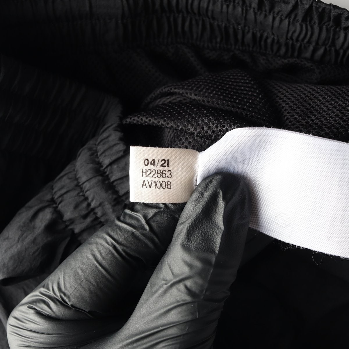 아디다스 21FW 트레포일 와이드 조거 트랙팬츠 밴딩 바지 블랙 XS 이미지 8