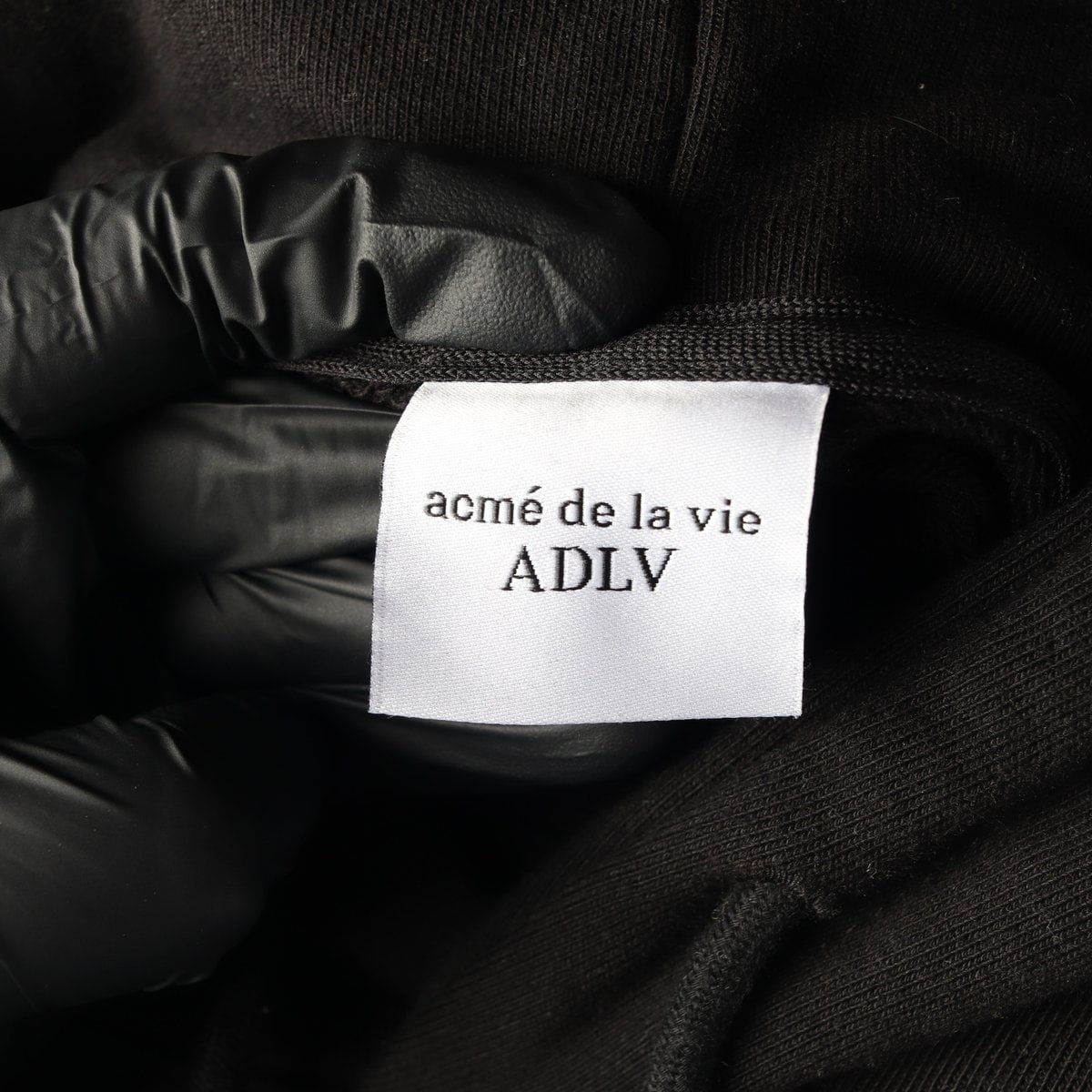 아크메드라비 ADLV 베이비 페이스 후디 토넛 후드티 블랙 이미지 5