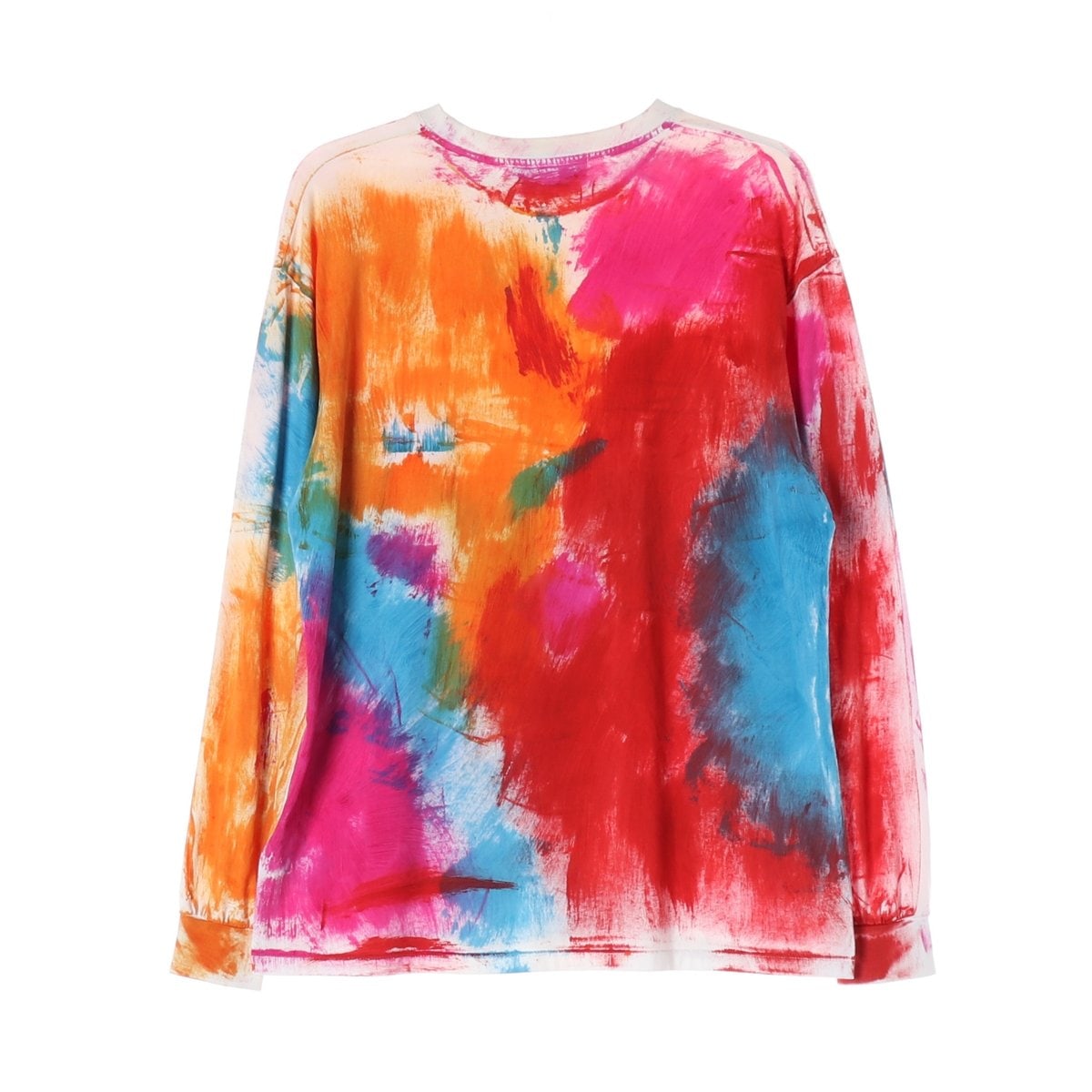 MSGM 엠에스지엠 브러시 스트로크 로고 롱슬리브 긴팔 티셔츠 이미지 2