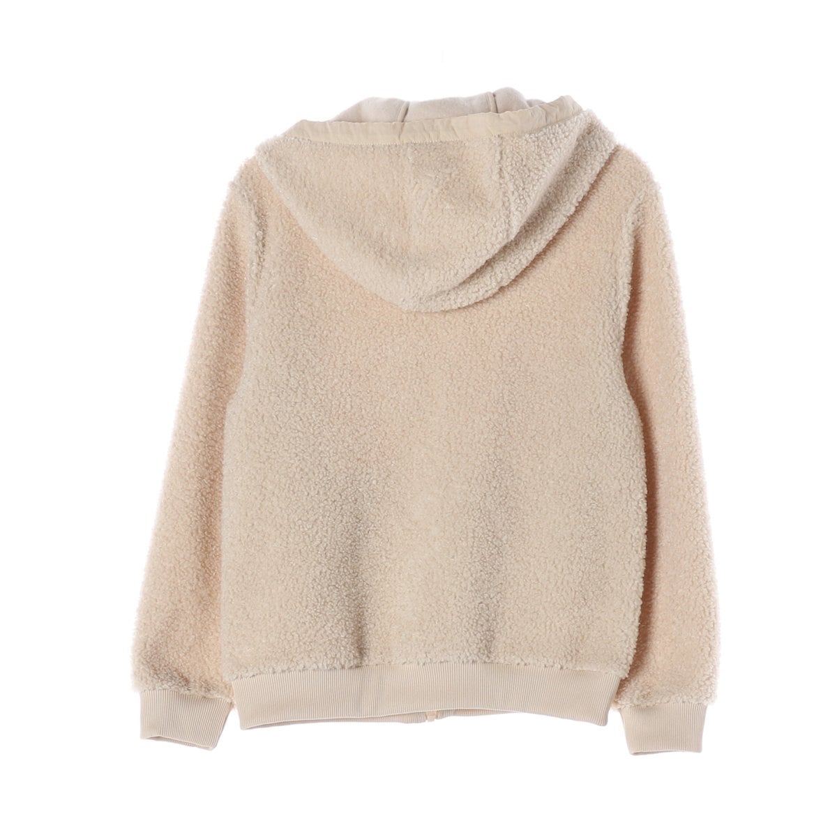 나이키 키즈 24FW 플리스 뽀글이 후드 집업 재킷 베이지  상세 이미지 3