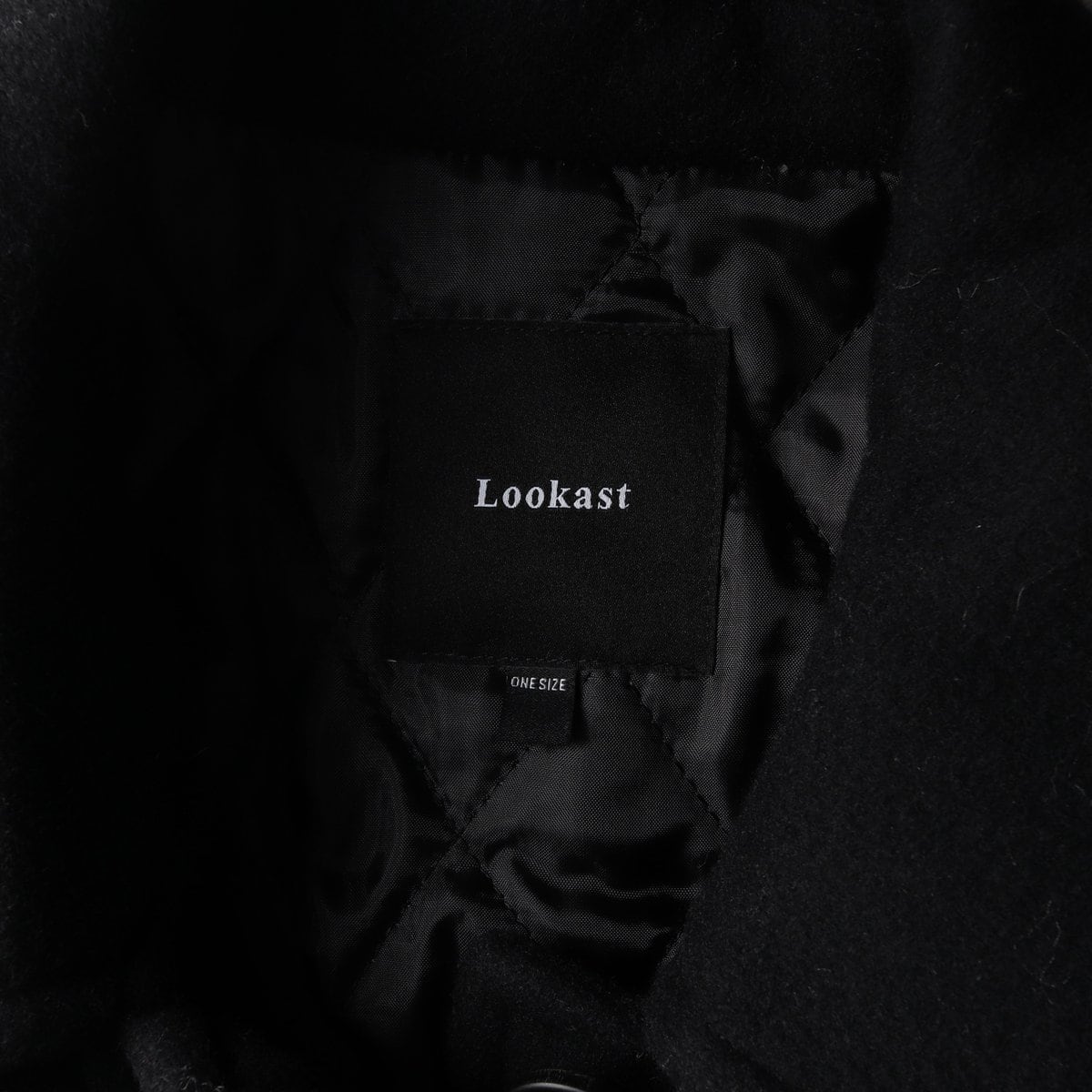 룩캐스트 22FW 마리 울 하프 코트 퀼팅 패디드 코트 상세 이미지 6