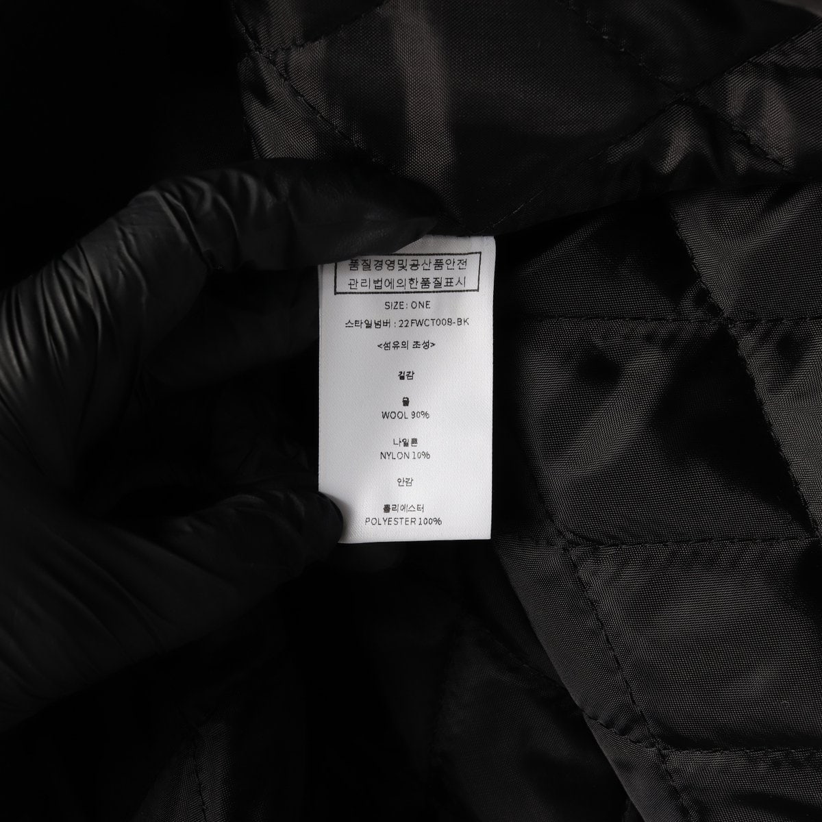 룩캐스트 22FW 마리 울 하프 코트 퀼팅 패디드 코트 이미지 7
