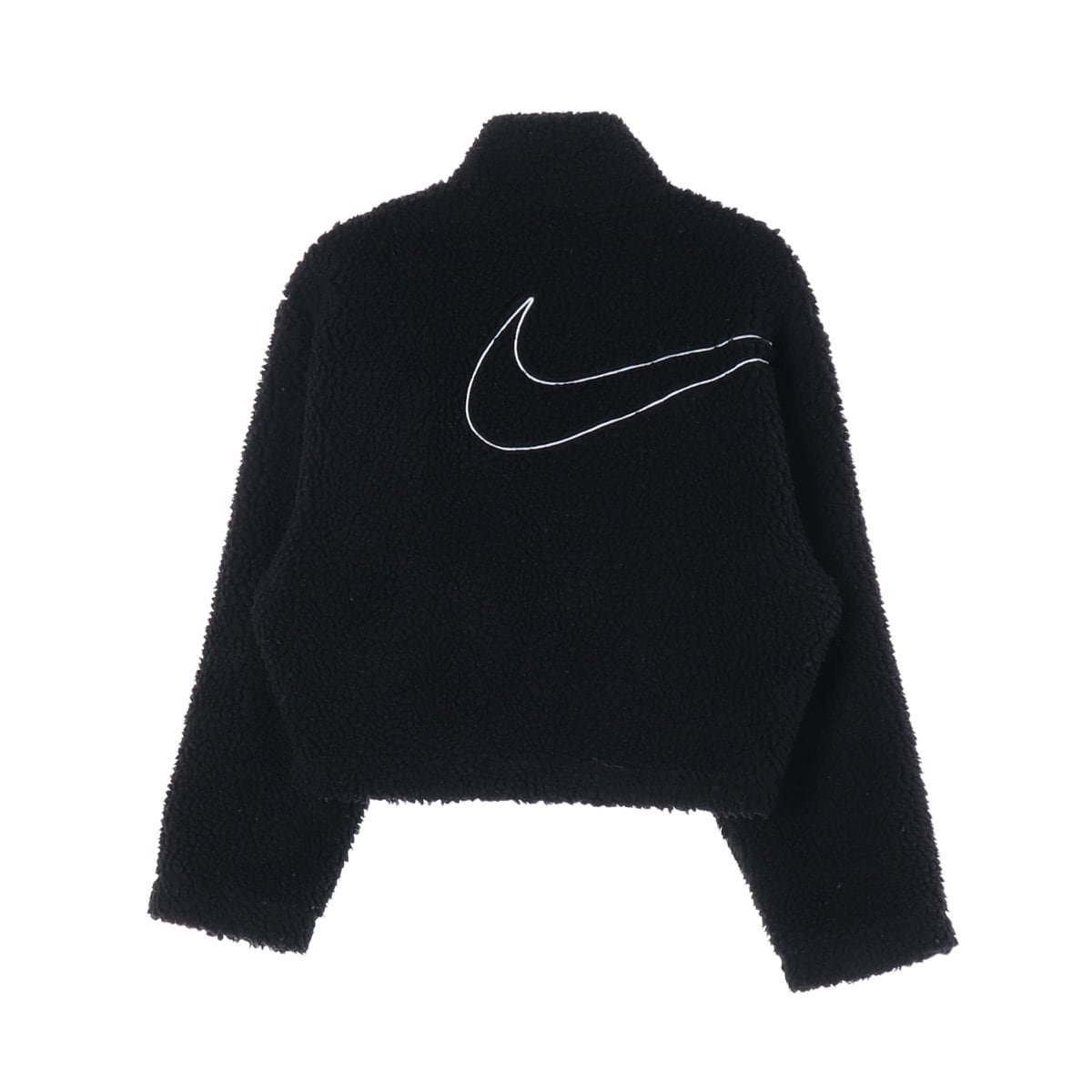 나이키 스우시 셰르파 플리스 집업 자켓 자켓 블랙  S 상세 이미지 3
