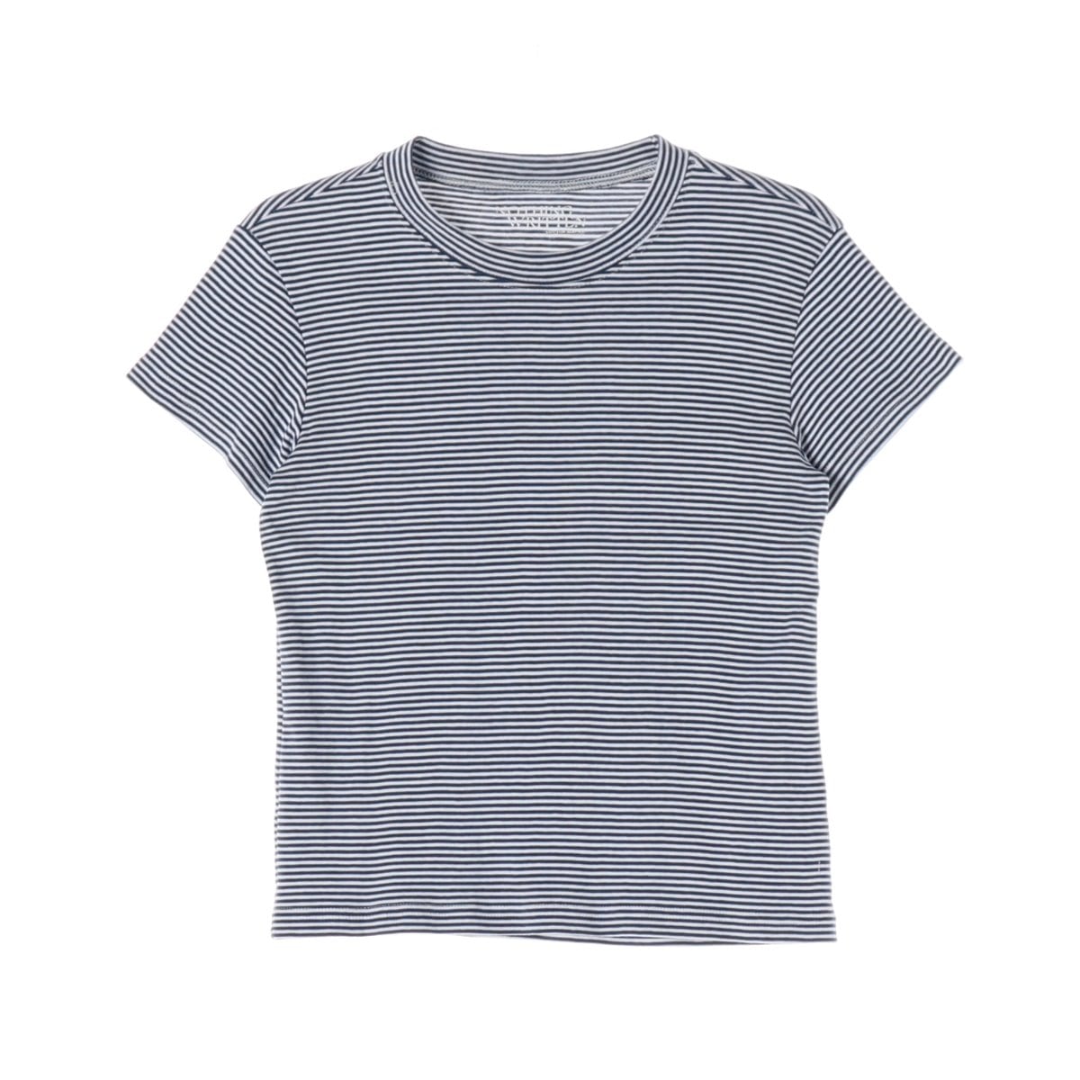 낫띵리튼 90s stripe 반팔 티셔츠 블루  상세 이미지 1