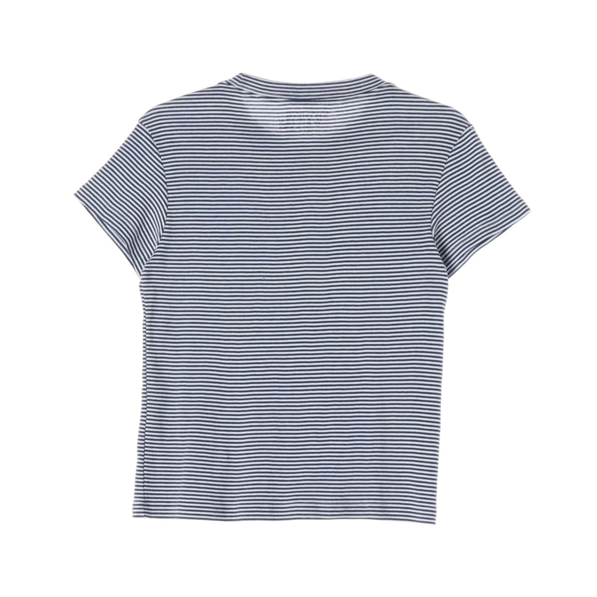 낫띵리튼 90s stripe 반팔 티셔츠 블루  이미지 2