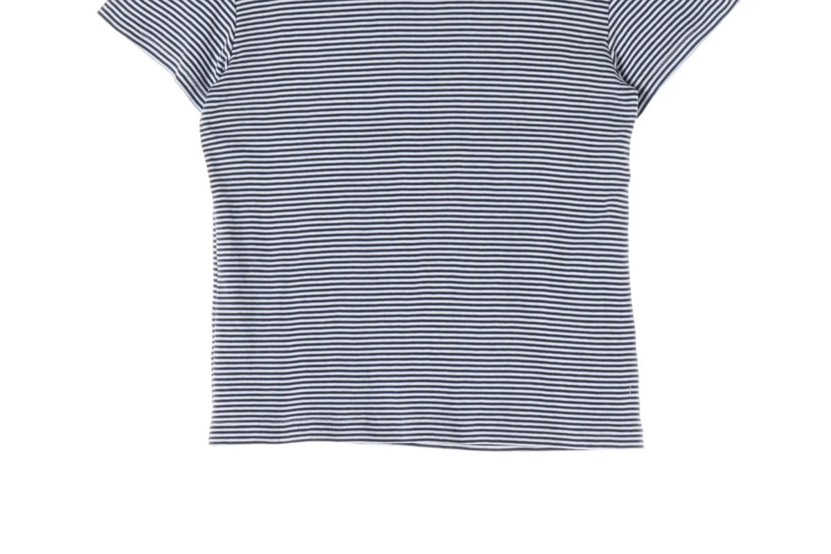 낫띵리튼 90s stripe 반팔 티셔츠 블루  상세 이미지 4