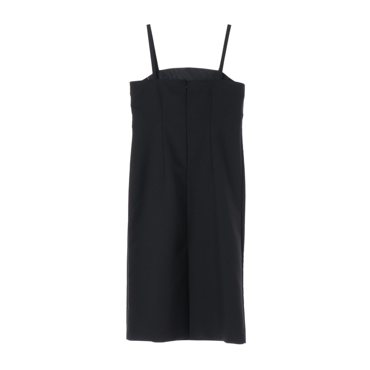 리볼드 뷔스티에 슬리브리스 블랙 드레스 원피스 상세 이미지 2
