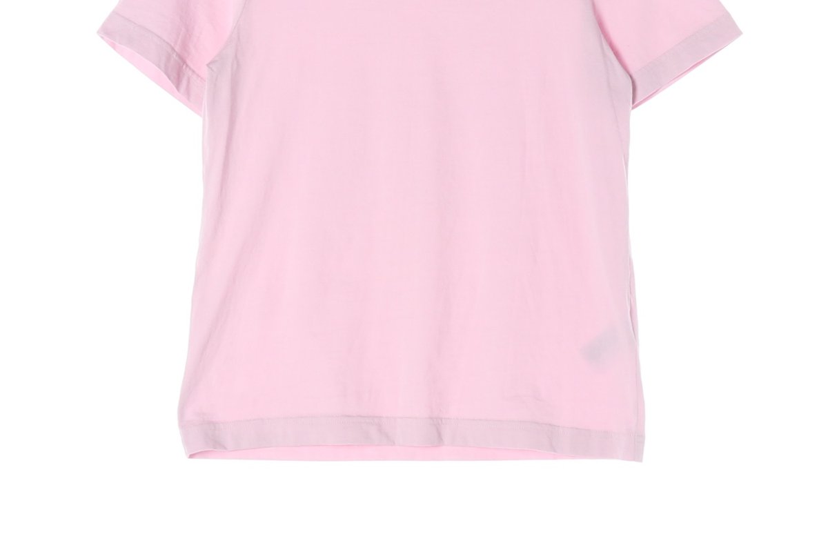 코스 배색 라운드넥 코튼 반팔 티셔츠 이미지 4