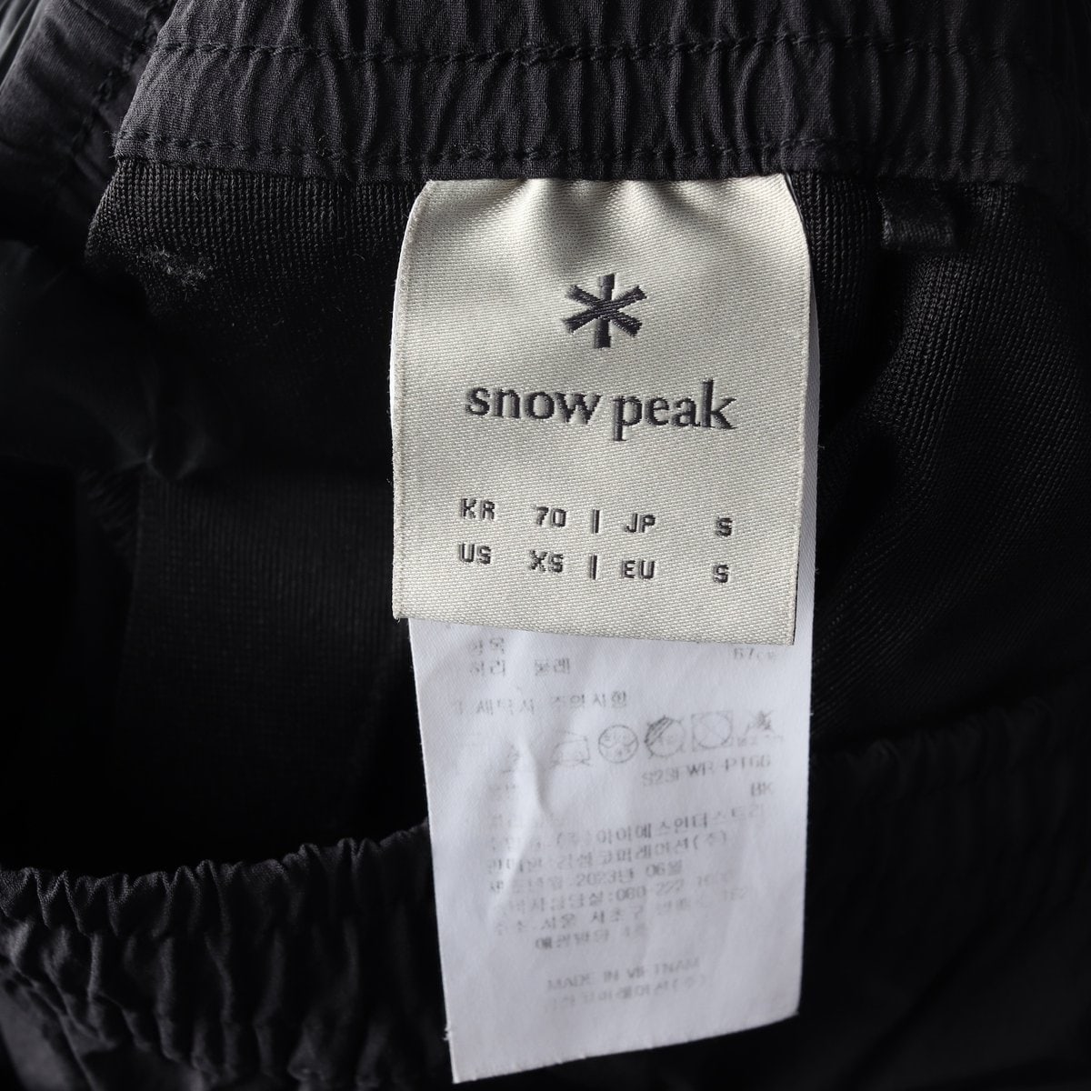 스노우피크 어패럴 23FW 로고 카고 트레이닝 조거팬츠 바지 이미지 6