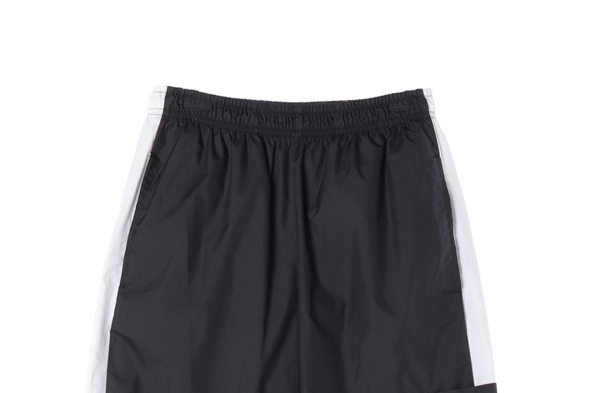 나이키 에센셜 우븐 카고 트레이닝 조거팬츠 밴딩 바지 블랙  S 이미지 3