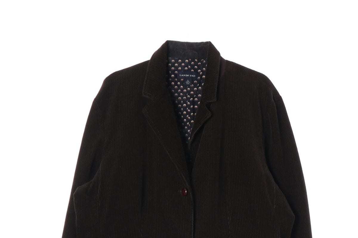 랜즈엔드 엘보패치 코듀로이 블레이저 재킷 골덴 자켓 XL 상세 이미지 3