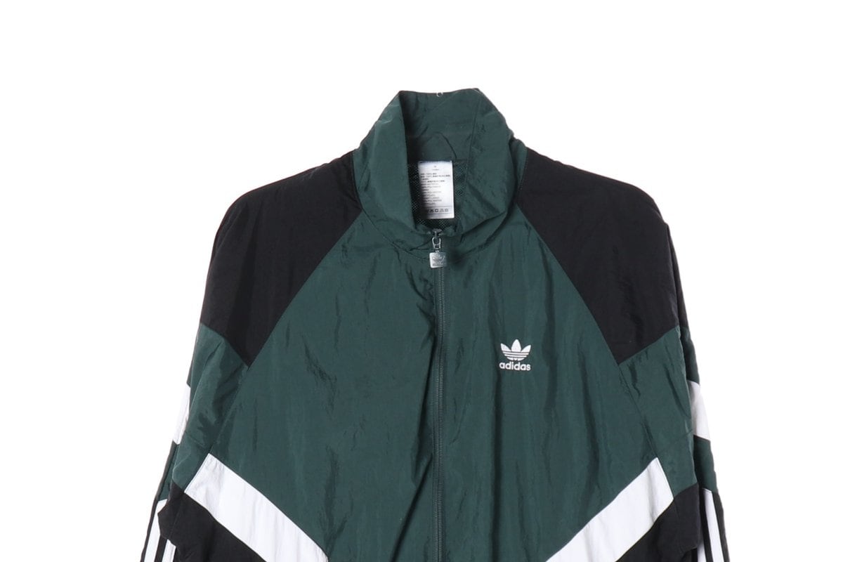 아디다스 22FW 리카이브 트랙 그린 재킷 아노락 바람막이 그린 M 상세 이미지 4