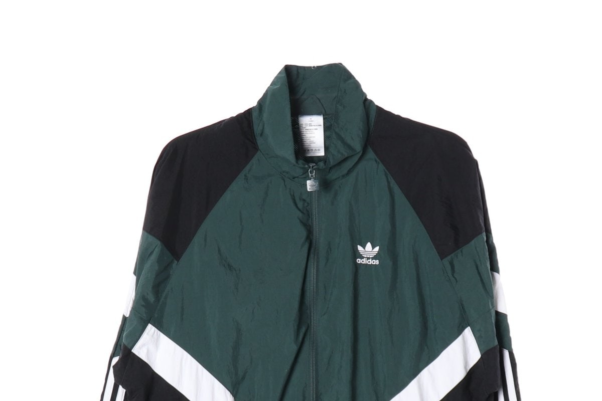 아디다스 22FW 리카이브 트랙 그린 재킷 아노락 바람막이 그린 M 이미지 4