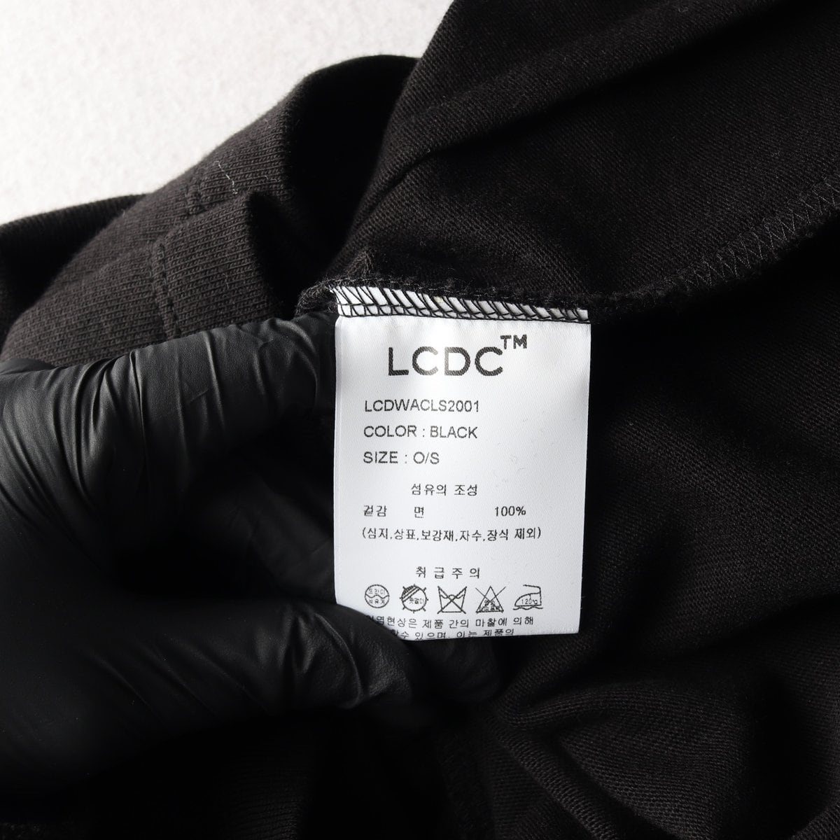 (새상품) LCDC 엘씨디씨 티엠 24FW 비대칭 긴팔 카라티 티셔츠 상세 이미지 6