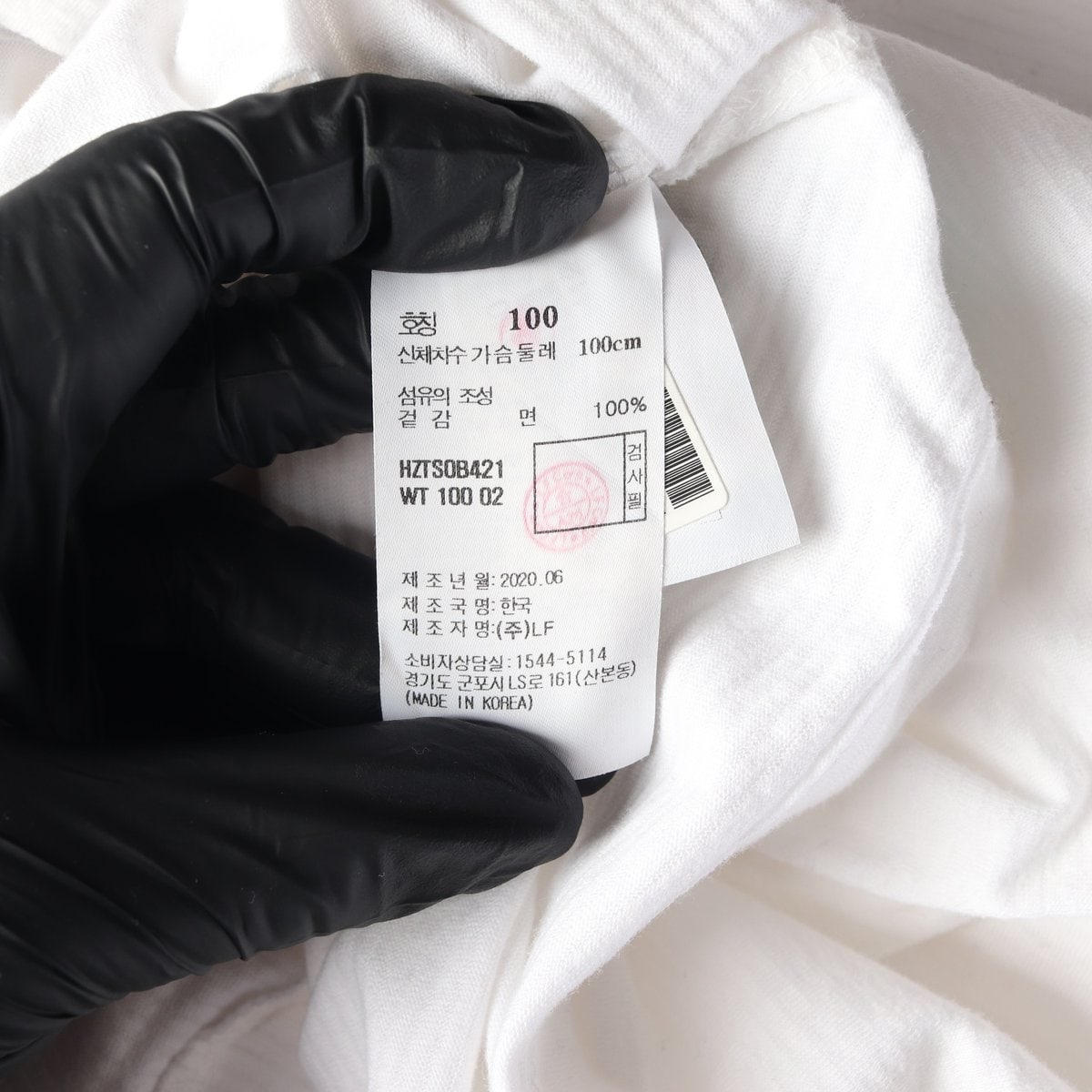 헤지스 로고 자수 코튼 반팔 티셔츠 이미지 6