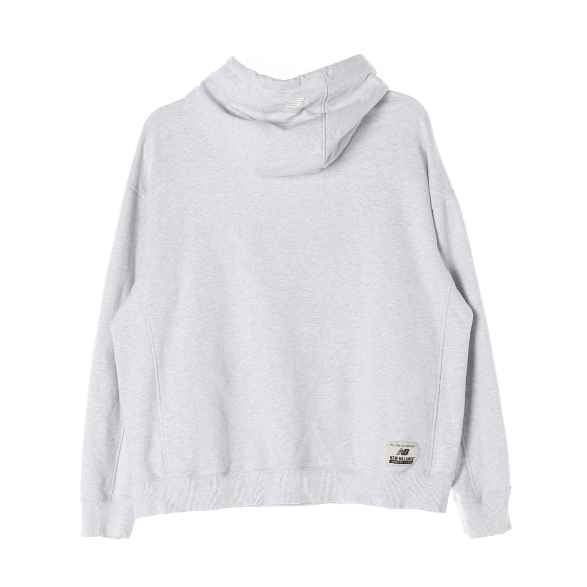 뉴발란스 24SS NBSC 아치 로고 후디 후드티 라이트그레이 XXL 상세 이미지 2
