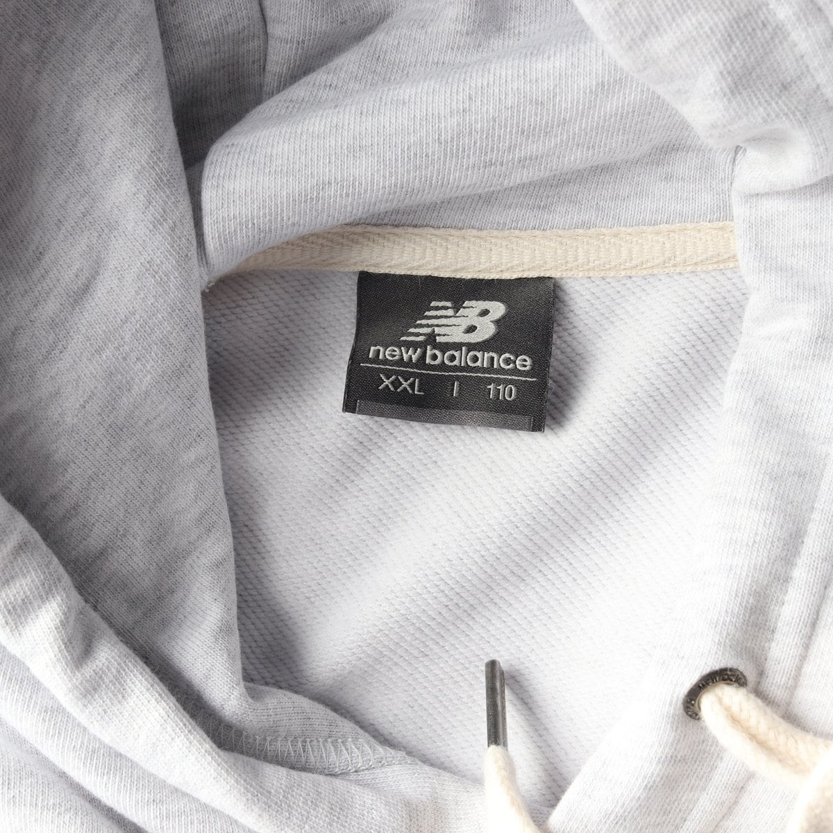 뉴발란스 24SS NBSC 아치 로고 후디 후드티 라이트그레이 XXL 상세 이미지 5