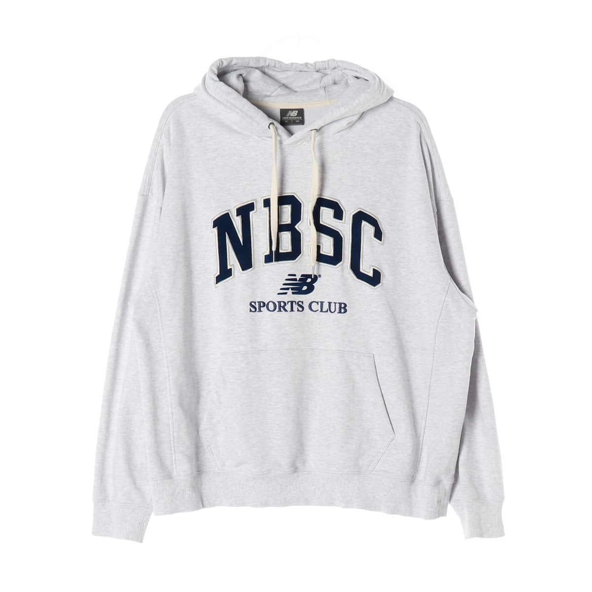 뉴발란스 24SS  NBSC 후디 후드티 라이트그레이 XL 이미지 1