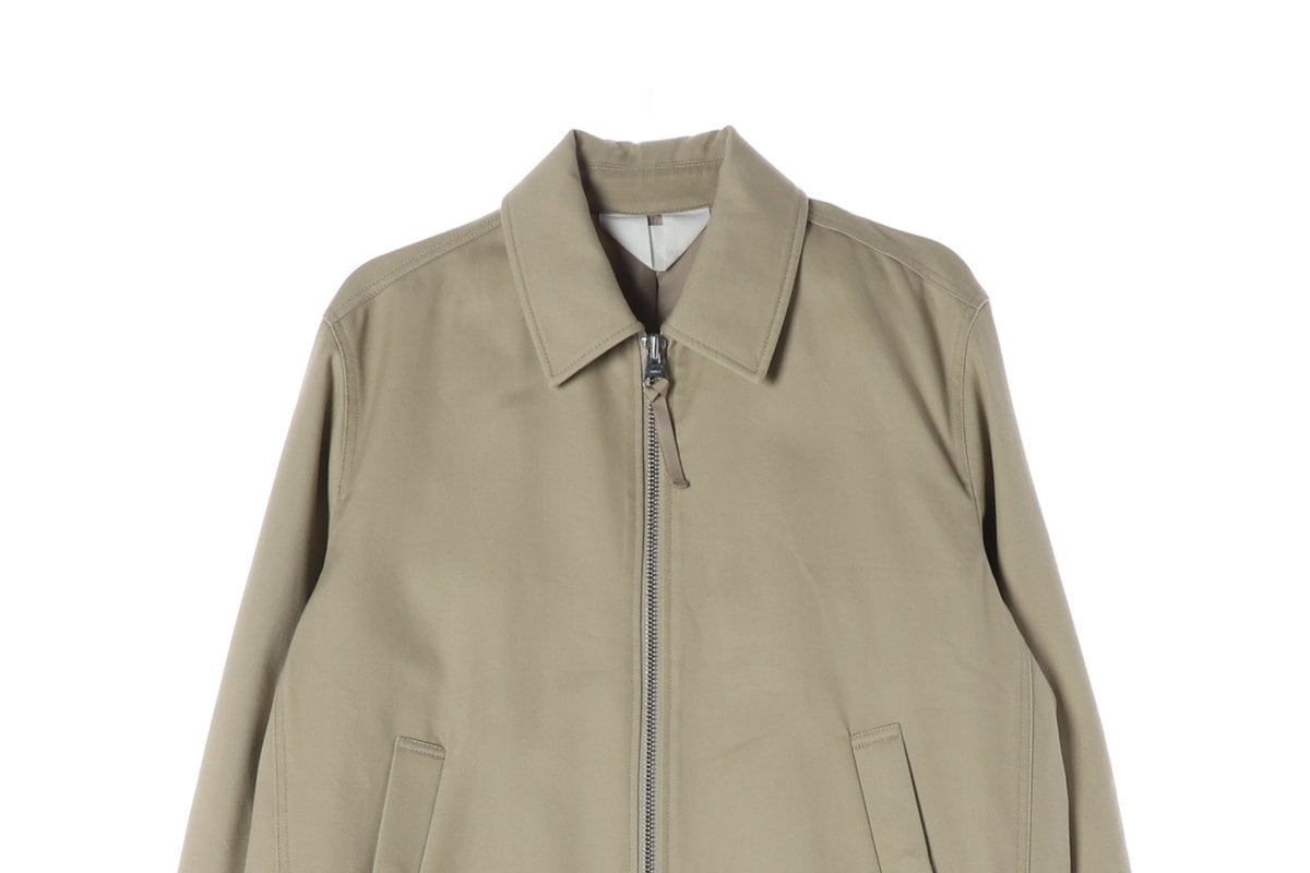 아르켓 드리즐러 코튼 자켓 카라 집업 워크 재킷 카키 베이지 M 상세 이미지 4
