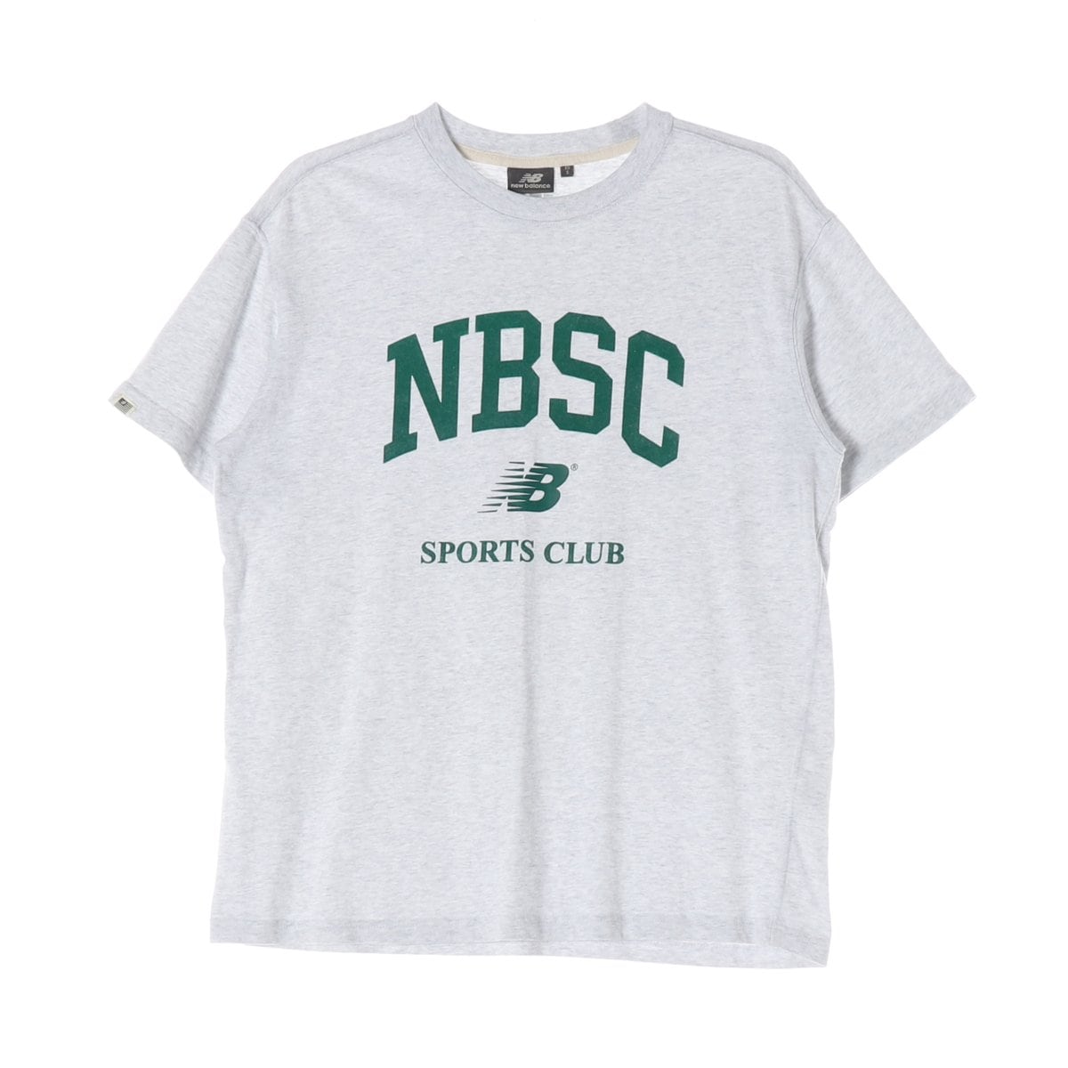 뉴발란스 21SS NBSC 로고 프린트 면 반팔 티셔츠 상세 이미지 1