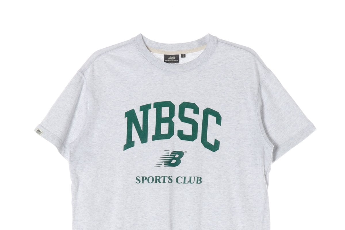 뉴발란스 21SS NBSC 로고 프린트 면 반팔 티셔츠 상세 이미지 3