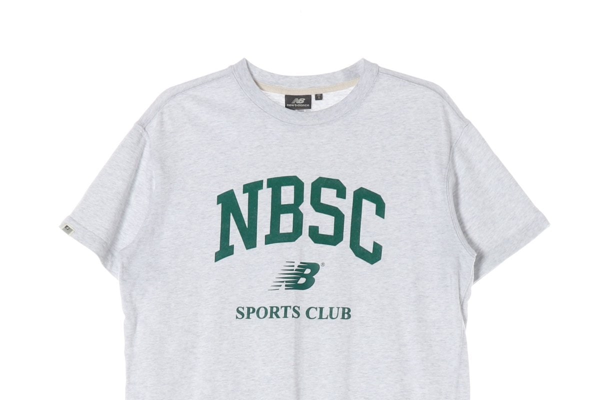 뉴발란스 21SS NBSC 로고 프린트 면 반팔 티셔츠 이미지 3