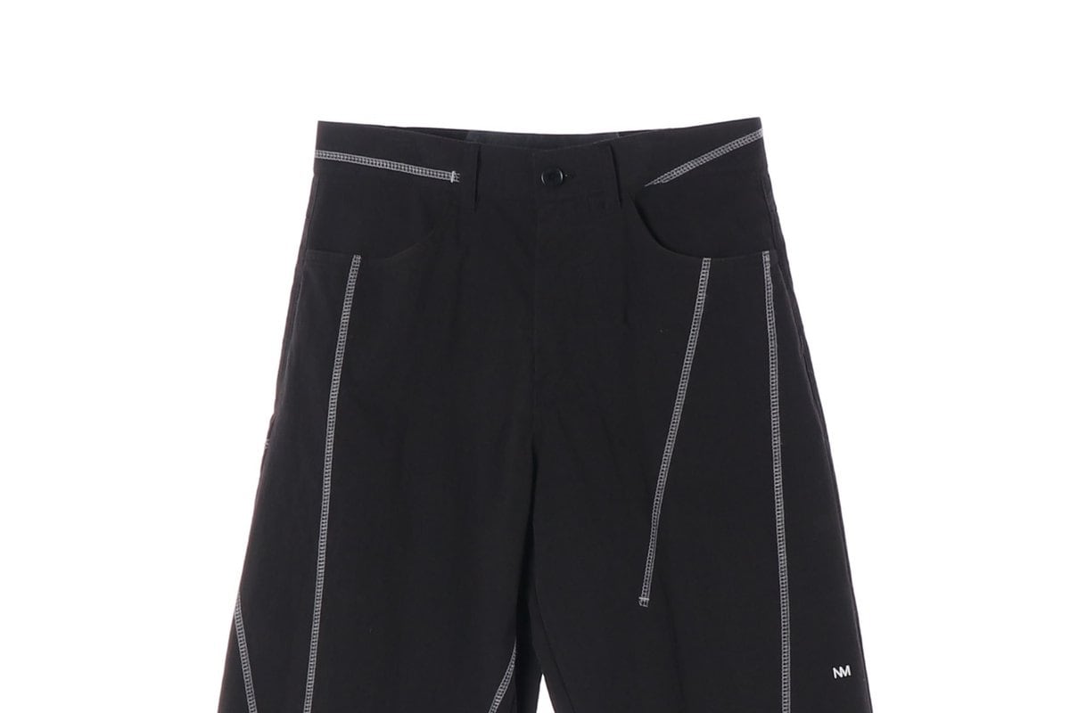노매뉴얼 S.L PANTS 치노팬츠 바지 블랙 S 상세 이미지 3