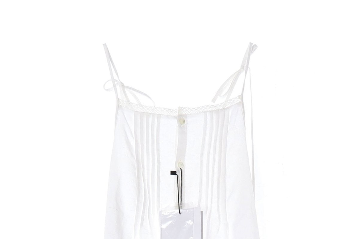 (새상품) 그로브 25SS VALE 에이프런 린넨 혼방 숏 원피스 이미지 3