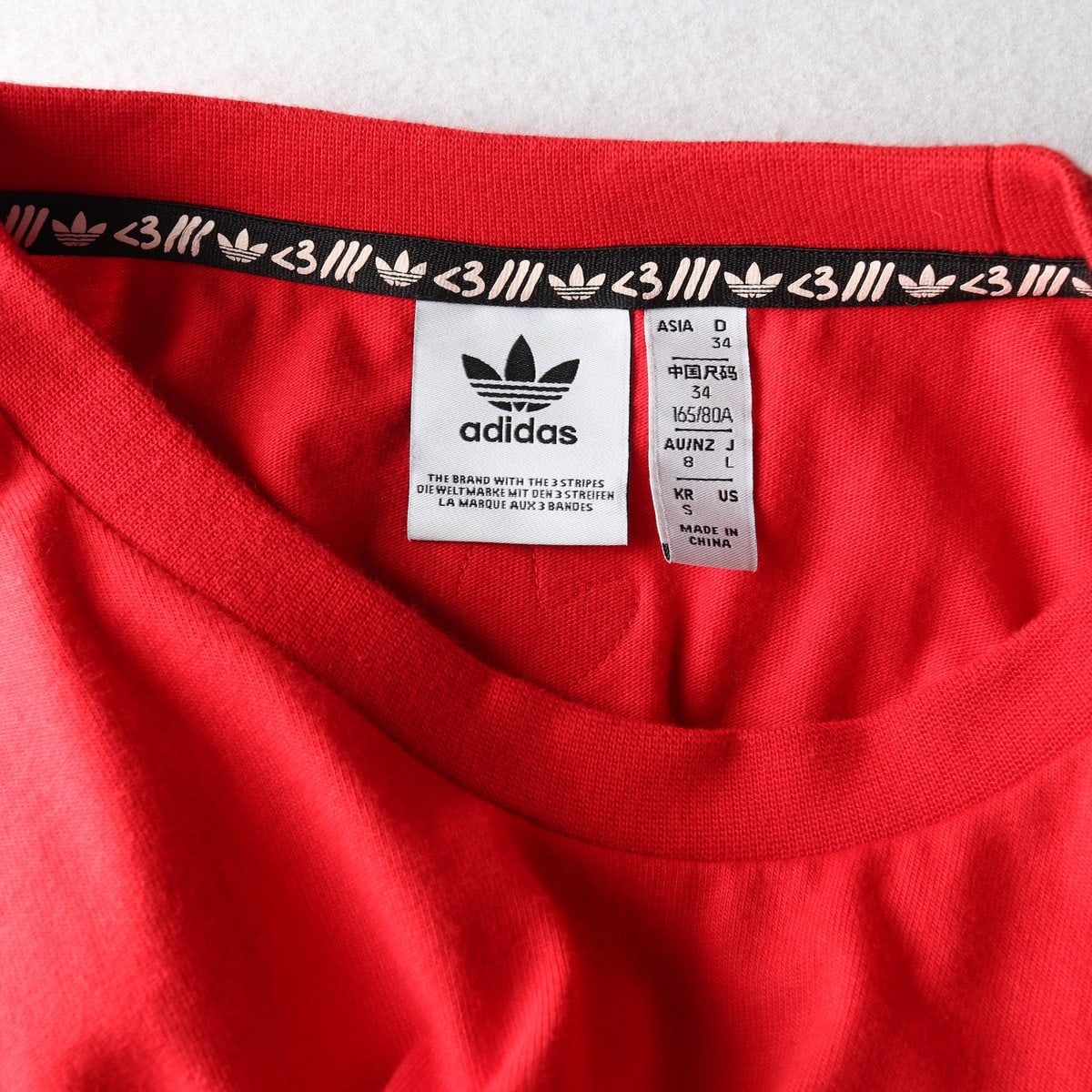 아디다스 VDay Tee SS 로고 프린트 반팔 티셔츠 이미지 5