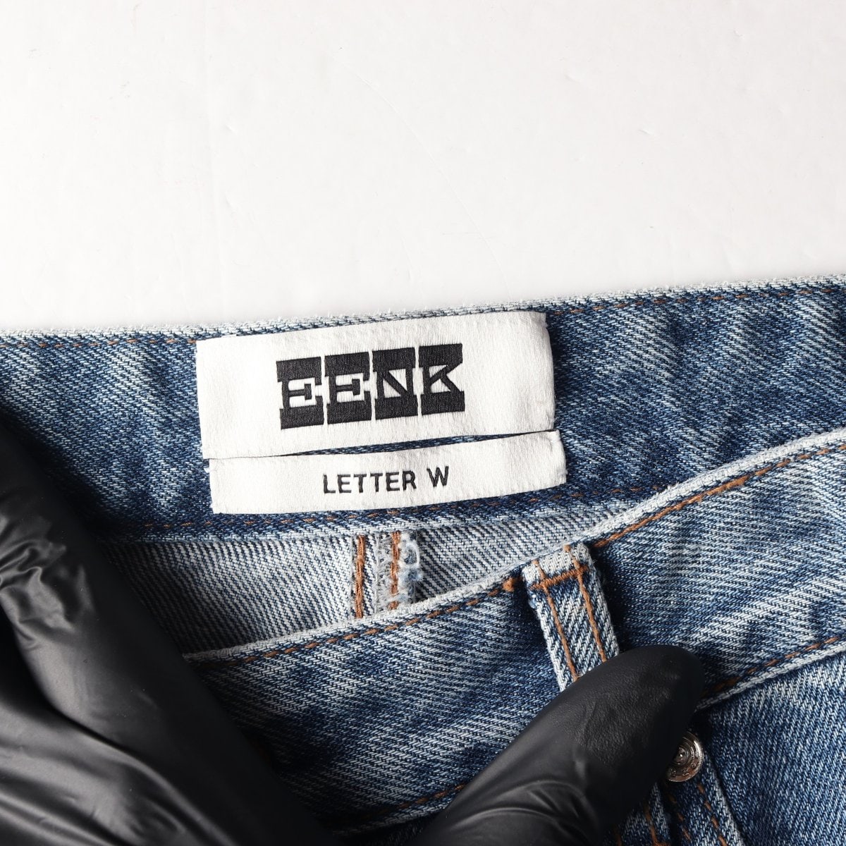 EENK 잉크 23SS WENEVA 비대칭 프런트 데님 팬츠 청바지 S 이미지 6