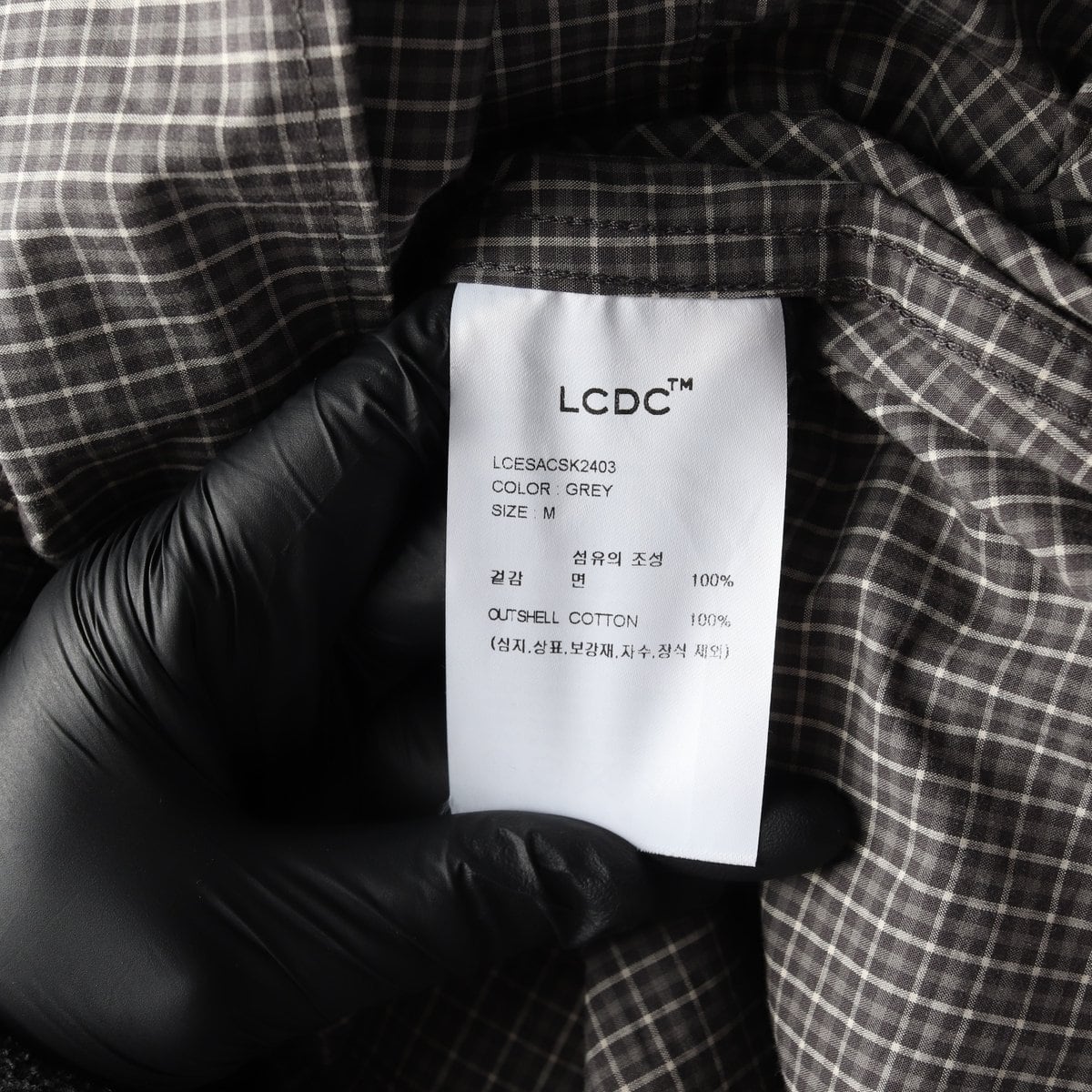 LCDC 엘씨디씨 티엠 25SS 체크 버튼업 스커트 치마 상세 이미지 4