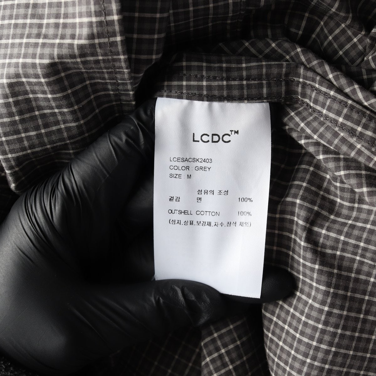 LCDC 엘씨디씨 티엠 25SS 체크 버튼업 스커트 치마 이미지 4