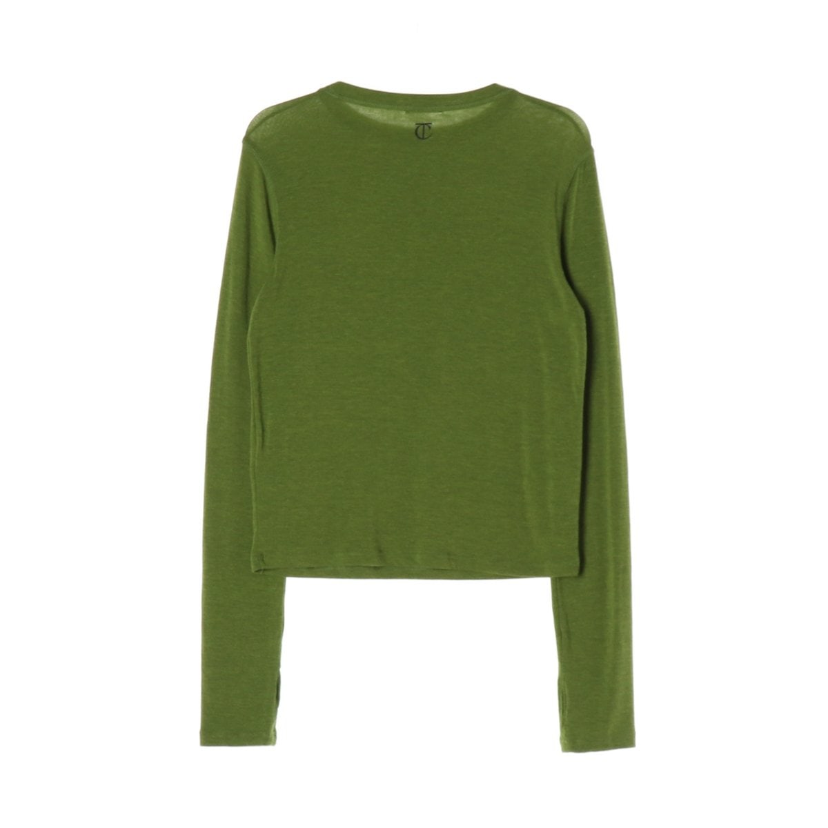 커렌트 뉴 크리에이티브 롱 슬리브 긴팔 티셔츠 그린  이미지 2