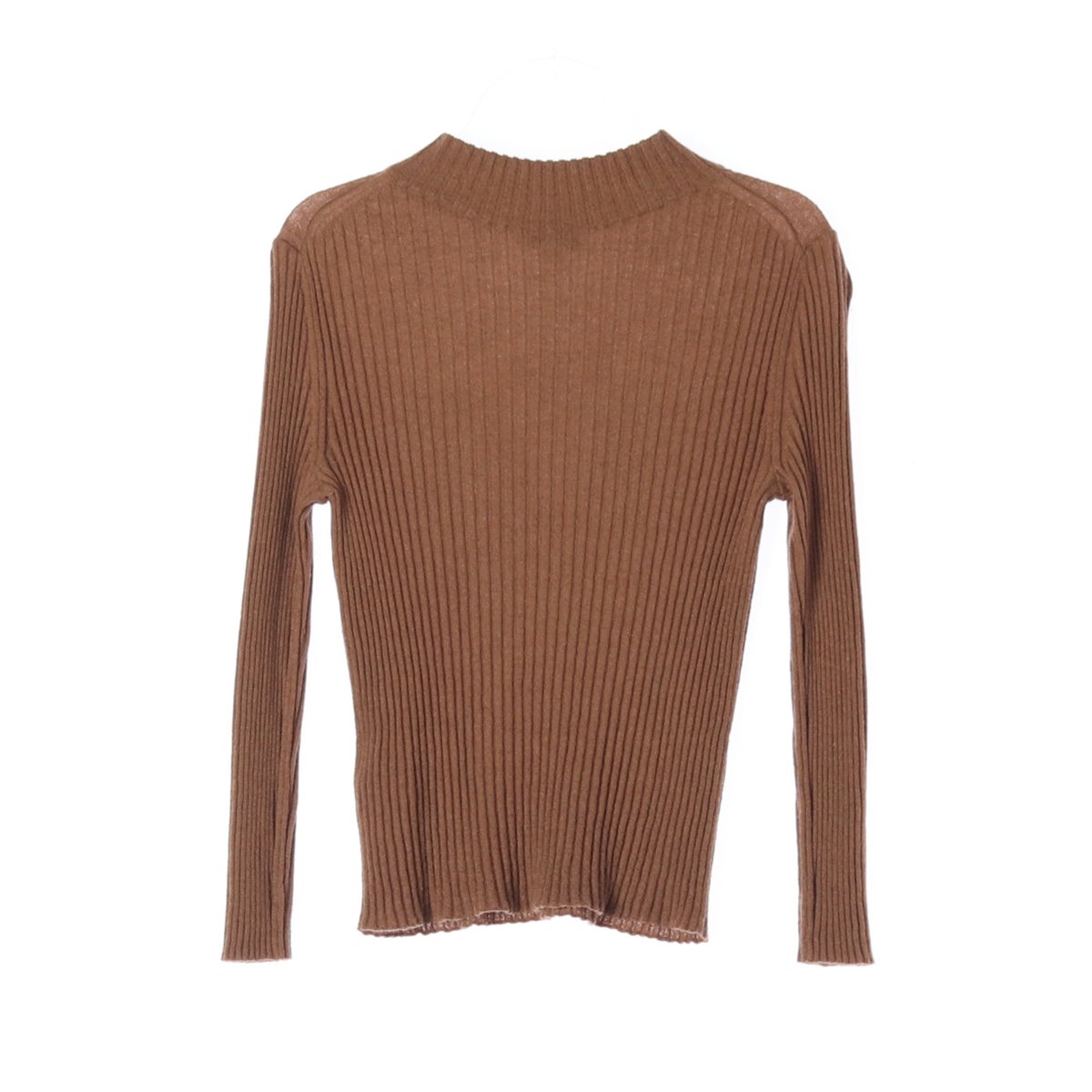 빈스 23FW 캐시미어70% 실크 리브 니트 탑 티셔츠 XS 이미지 2