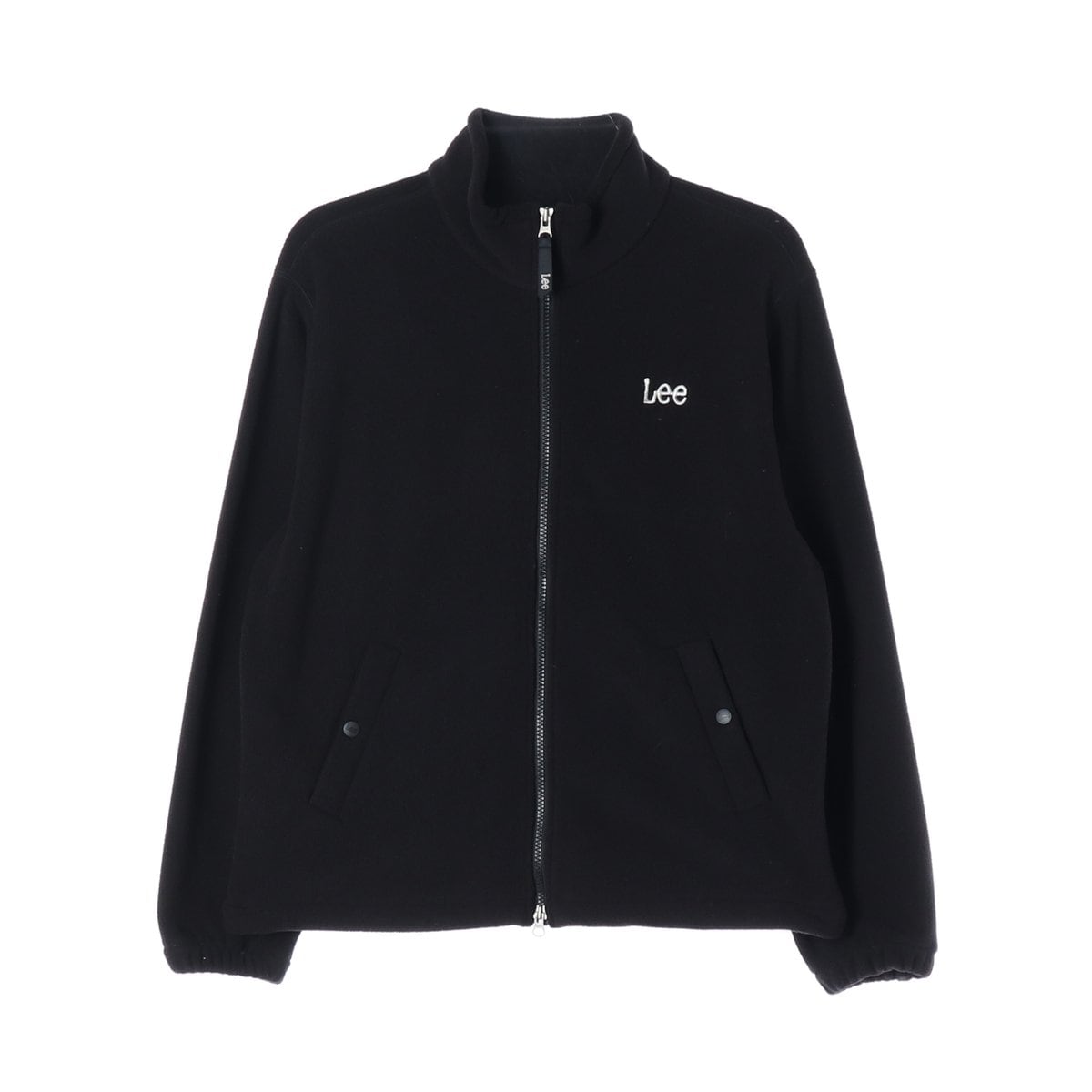LEE 리 23FW 자수 로고 플리스 2WAY 집업 재킷 점퍼 블랙 S 상세 이미지 1