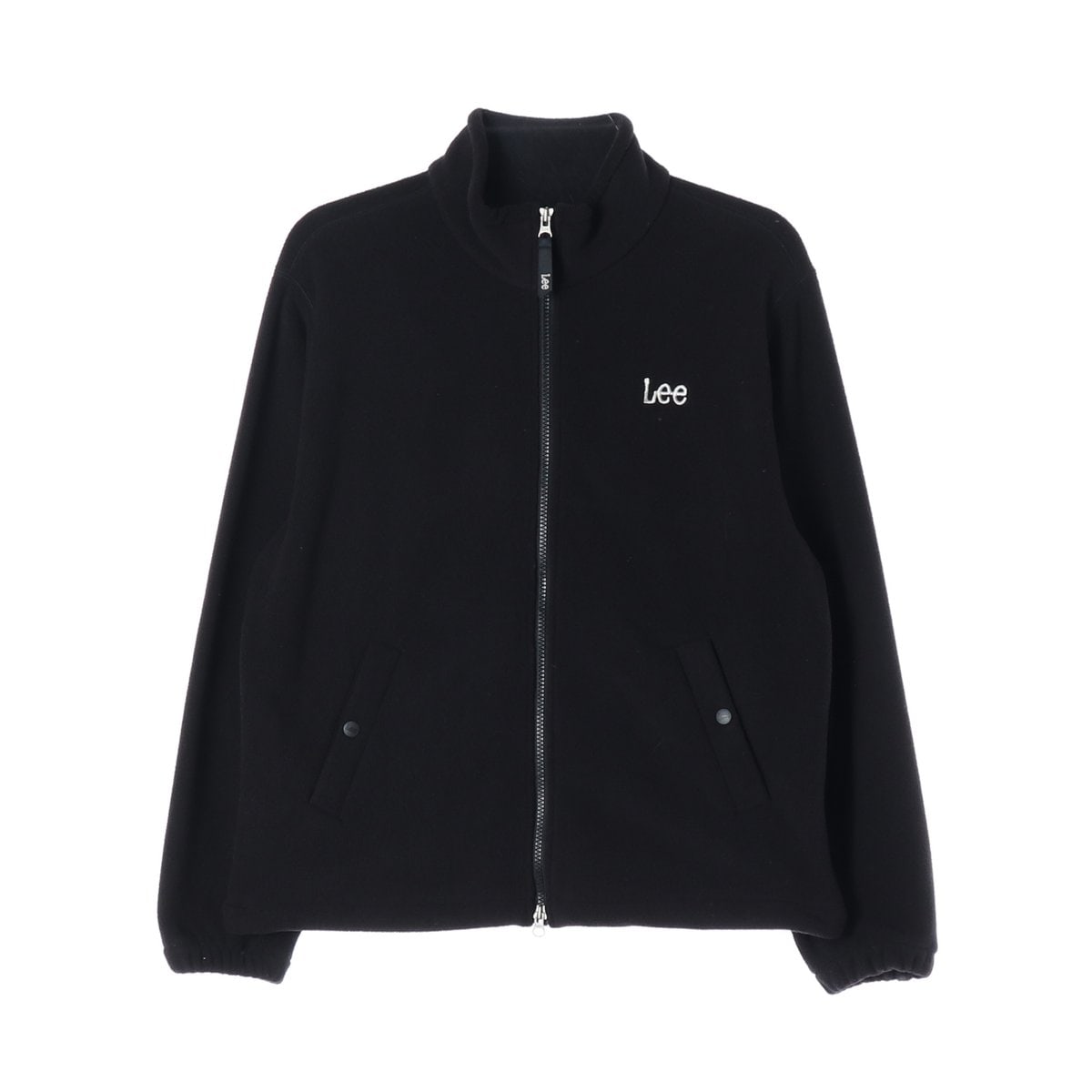 LEE 리 23FW 자수 로고 플리스 2WAY 집업 재킷 점퍼 블랙 S 이미지 1