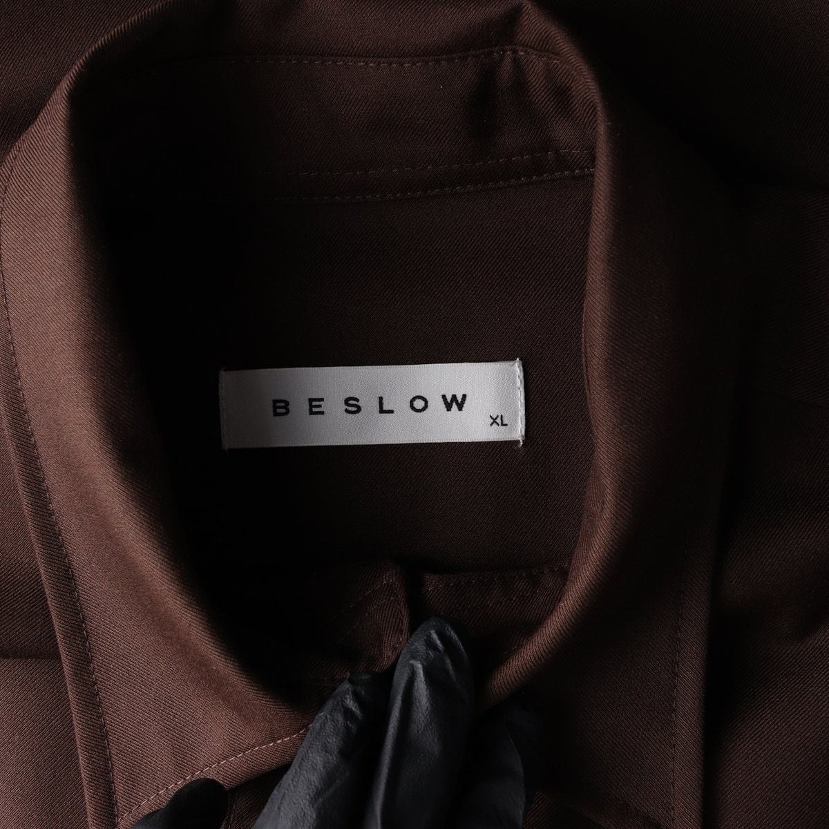 비슬로우 24SS 아웃포켓 긴팔 셔츠 브라운 XL 이미지 3