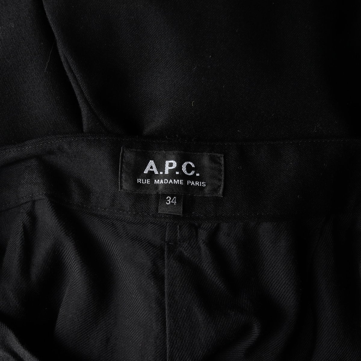 아페쎄 APC 울100% 투턱 와이드 슬랙스 팬츠 바지 상세 이미지 3