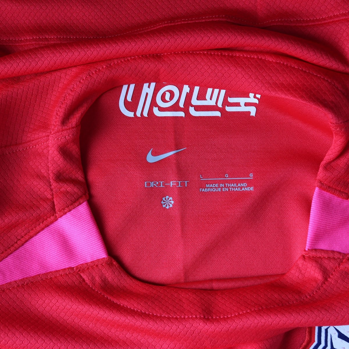 (새상품) 나이키 23SS 대한민국 축구 국가대표팀 드라이핏 반팔 티셔츠 상세 이미지 3