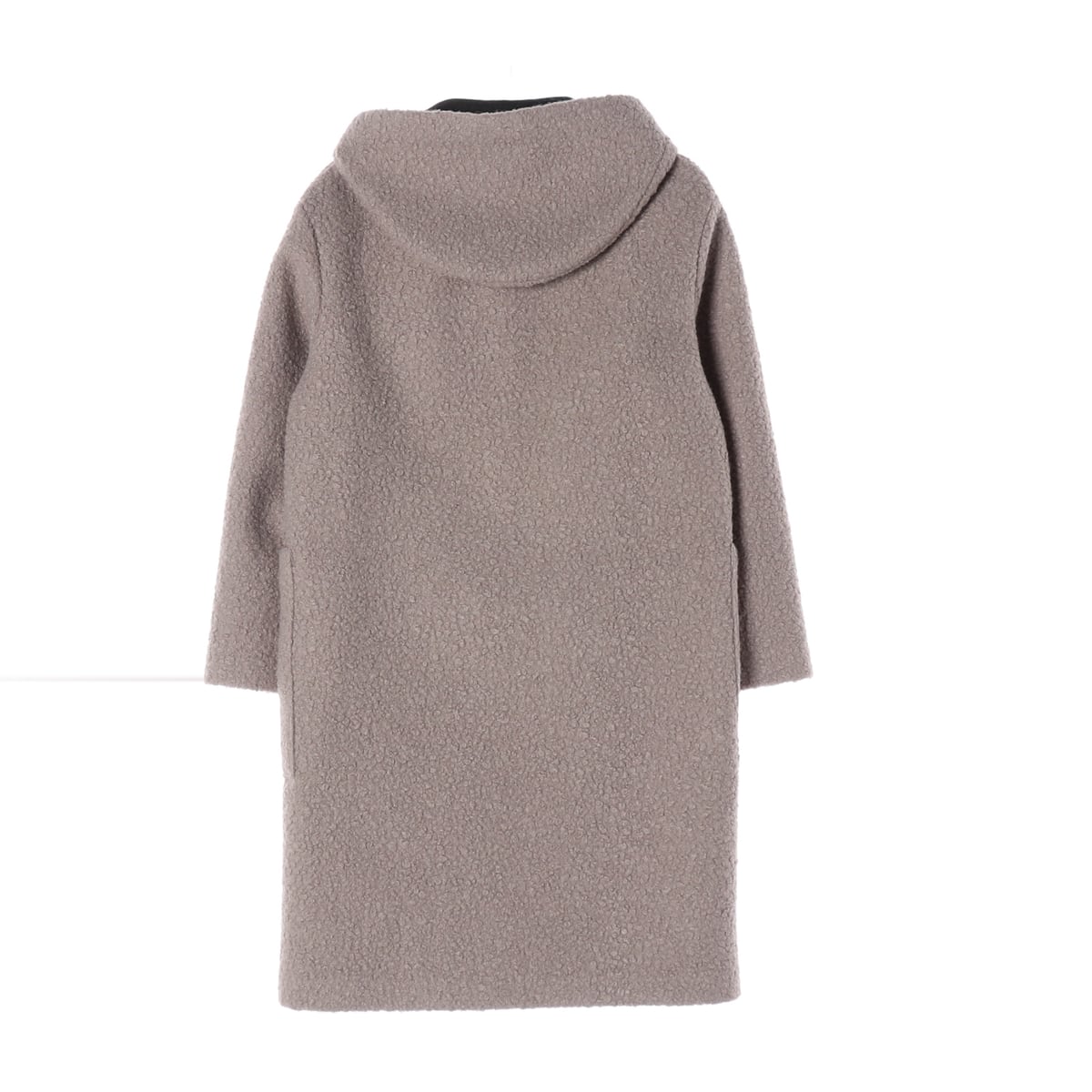 띠어리 21FW 울 100% 시어링 뽀글이 더플 롱 코트  상세 이미지 3