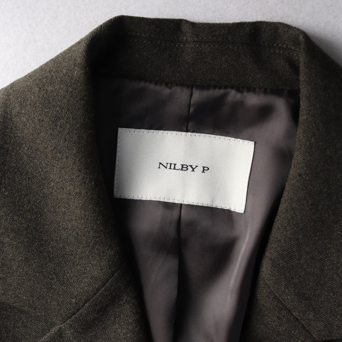 닐바이피 20FW 울 블렌드 블레이저 재킷 자켓 카키  상세 이미지 4